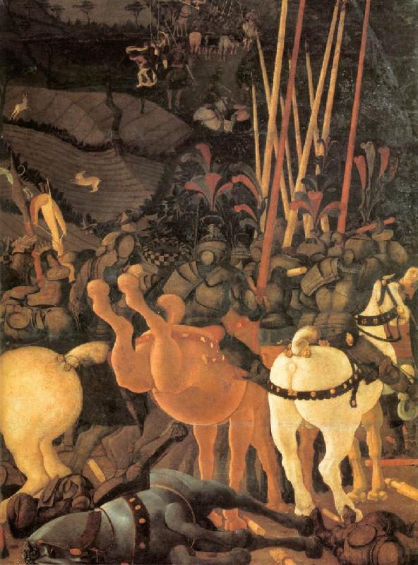 Bernardino della Ciarda Thrown Off His Horse (detail) wt, UCCELLO, Paolo